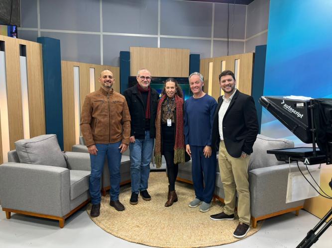 Participação do Arquivo Público do Paraná em programa especial sobre os 45 anos da visita do Papa João Paulo II a Curitiba