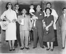 Visita oficial do cônsul Japonês Takashi Ishii ao Paraná em 10/03/1960