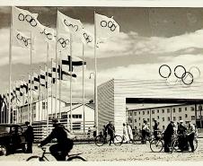 Portais de entrada da Vila Olímpica, alojamento dos atletas, dos  jogos Olímpicos de Helsinki – 1952