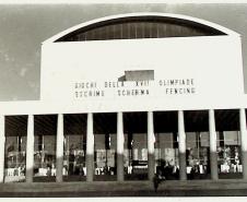 Palácio do Congresso- local de realização das Competições de esgrima. (Roma - 1960)