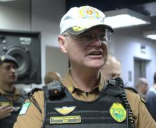 Comandante da BPTRAN Tenente-Coronel Omar Bail