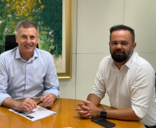 Secretários de Estado Luizão Goulart e Roni Miranda