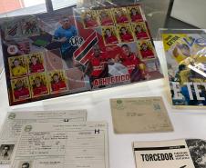 Exposição sobre futebol paranaense é inaugurada no Arquivo Público