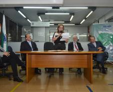 Secretária da Administração e da Previdência, Dinorah Botto Portugal Nogara, presidiu a solenidade