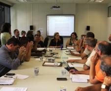 Integrantes dos 17 sindicatos que formam o Fórum das Entidades Sindicais e outras entidades representativas de servidores participaram de reunião na Secretaria da Administração e da Previdência
