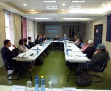 A secretária da Administração e da Previdência, Dinorah Botto Portugal Nogara, fez a abertura da reunião do Conselho de Administração da ParanaPrevidência