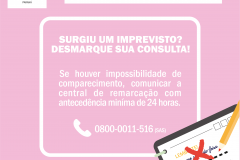 Desmarcação de consultas