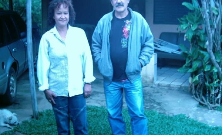 Maria Odete de Jesus e seu marido Marlus de Souza, quilombolas da CRQ Stª Cruz.Foto: Jorge F. SouzaData: 01 / 10 / 2009