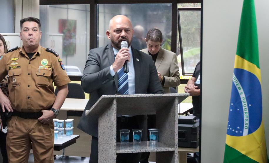 Secretario de Segurança Publica do Estado do Paraná HUDSON LEÔNCIO TEIXEIRA