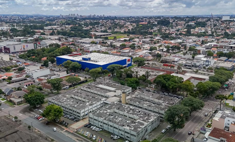 Curitiba, 20 de fevereiro de 2025 - Nova sede do Governo do Paraná no bairro Hauer.