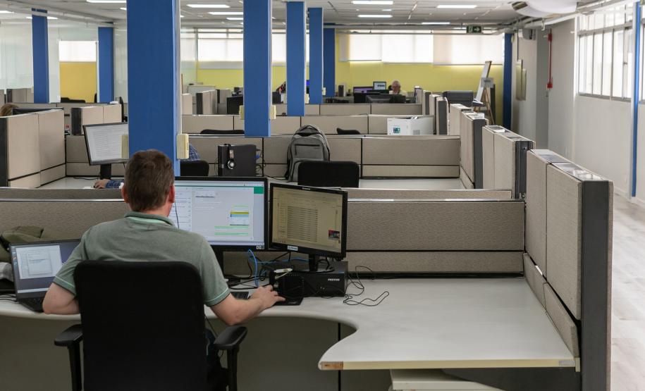 Curitiba, 20 de fevereiro de 2025 - Nova sede do Governo do Paraná no bairro Hauer.