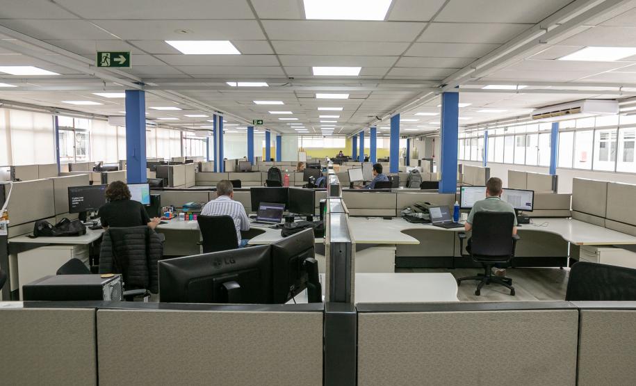 Curitiba, 20 de fevereiro de 2025 - Nova sede do Governo do Paraná no bairro Hauer.