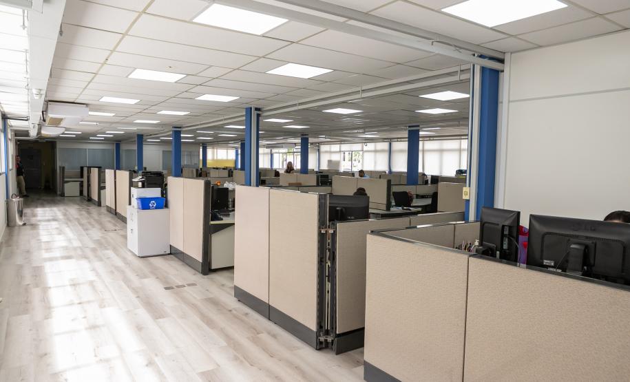 Curitiba, 20 de fevereiro de 2025 - Nova sede do Governo do Paraná no bairro Hauer.