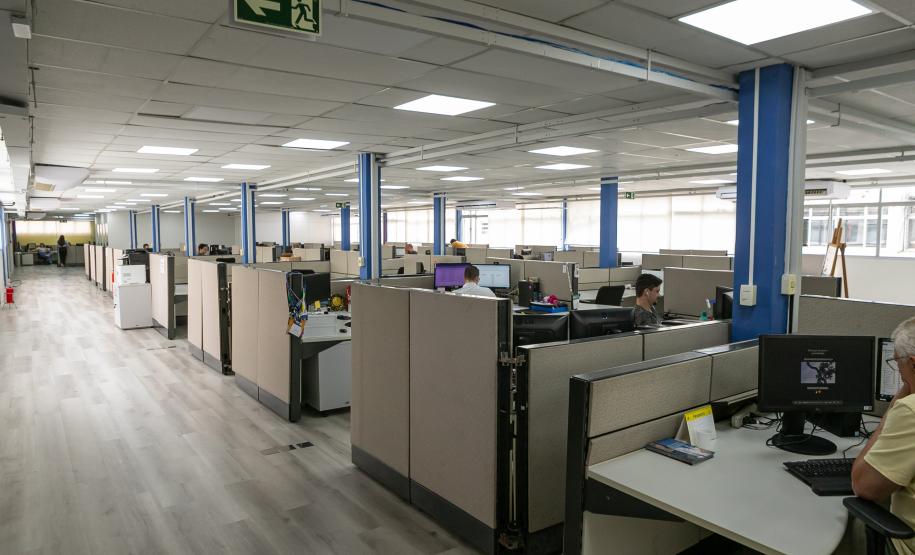 Curitiba, 20 de fevereiro de 2025 - Nova sede do Governo do Paraná no bairro Hauer.