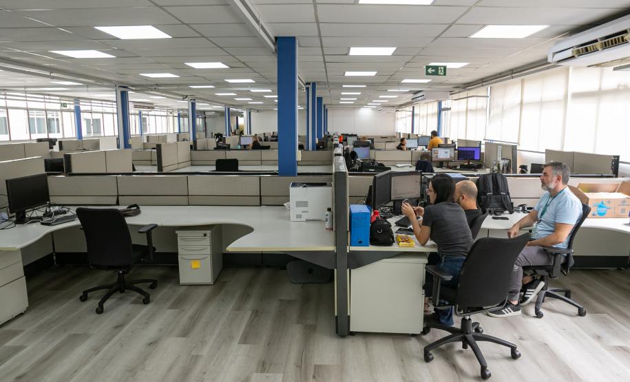 Curitiba, 20 de fevereiro de 2025 - Nova sede do Governo do Paraná no bairro Hauer.