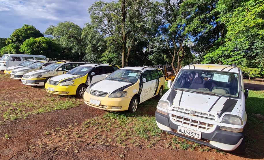 Governo do Paraná realiza leilão de veículos em Cascavel; visitação começa nesta semana.