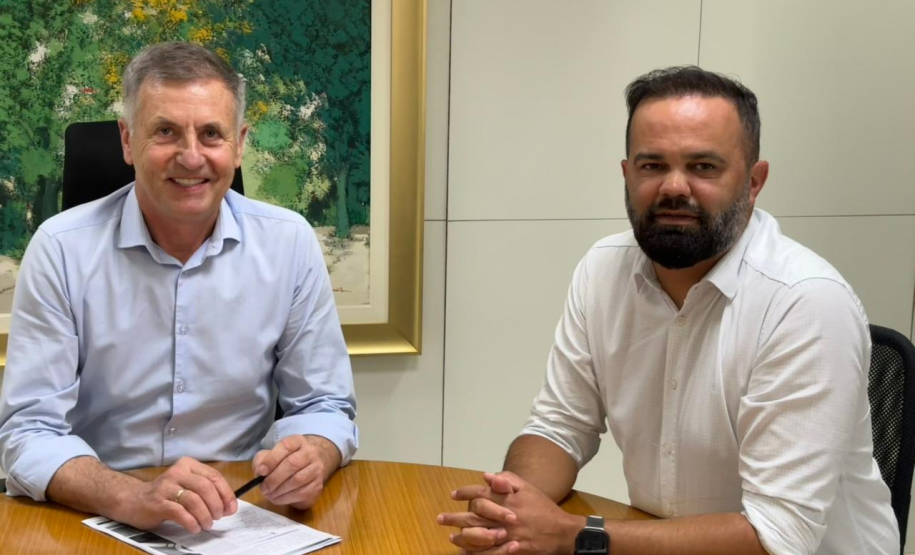 Secretários de Estado Luizão Goulart e Roni Miranda