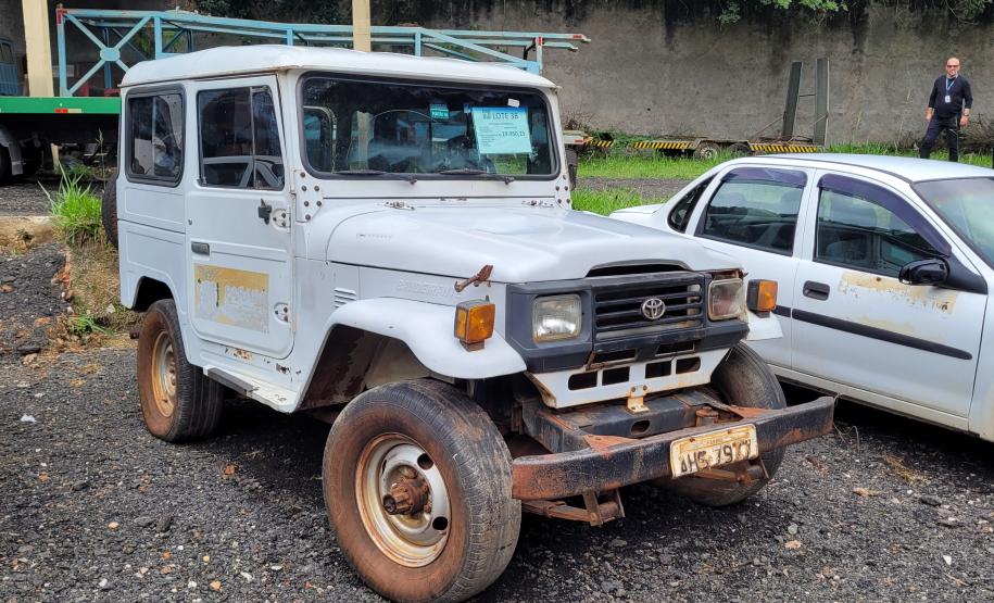 Estado inicia mais um leilão de 192 veículos