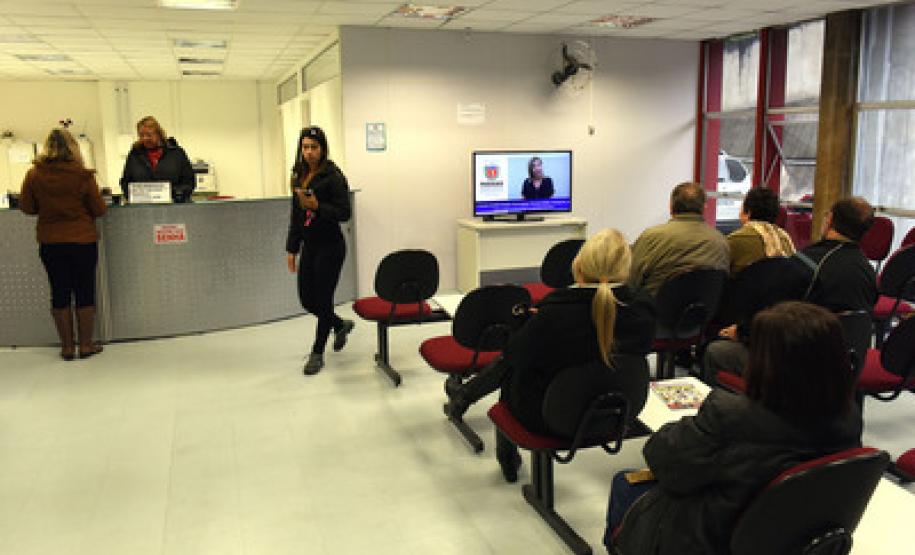 Sala da perícia médica em Curitiba