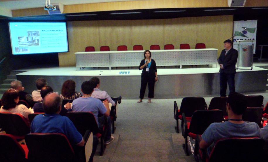 A diretora-geral da Secretaria da Administração e da Previdência, Samira Tomita, fez a abertura do encontro