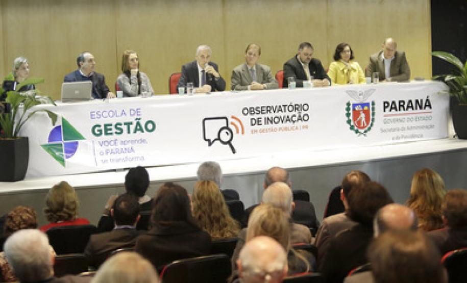 Apresentação do Programa de Aprendizagem para Resultados, Observatório de Inovação em Gestão Pública e Escola de Gestão do Paraná
