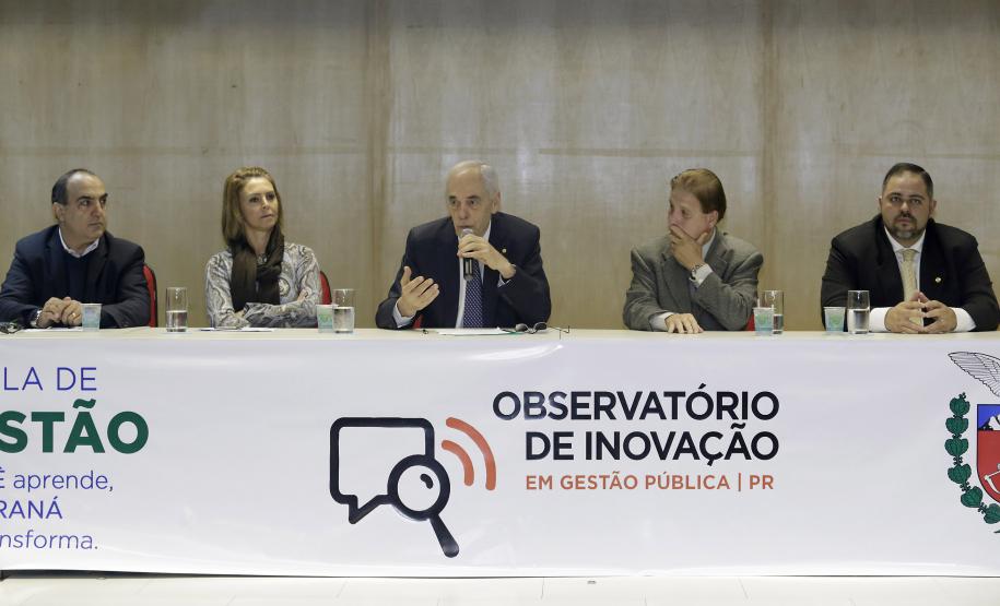 Secretário da Administração e da Previdência, Reinhold Stephanes, presidiu a solenidade