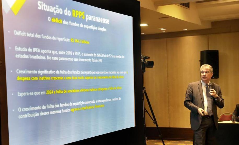 Abertura do 104º CONSAD - Fórum Nacional de Secretários de Estado da Administração, com palestra do secretário de Estado da Fazenda, Mauro Ricardo Costa, com a coordenação dos trabalhos do secretário de Estado da Administração do Paraná, Fernando Ghignone. Curitiba, 14/09/2017.