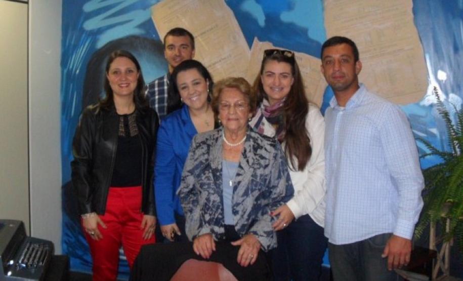 Os netos do homenageado, MBÁ de Ferrante