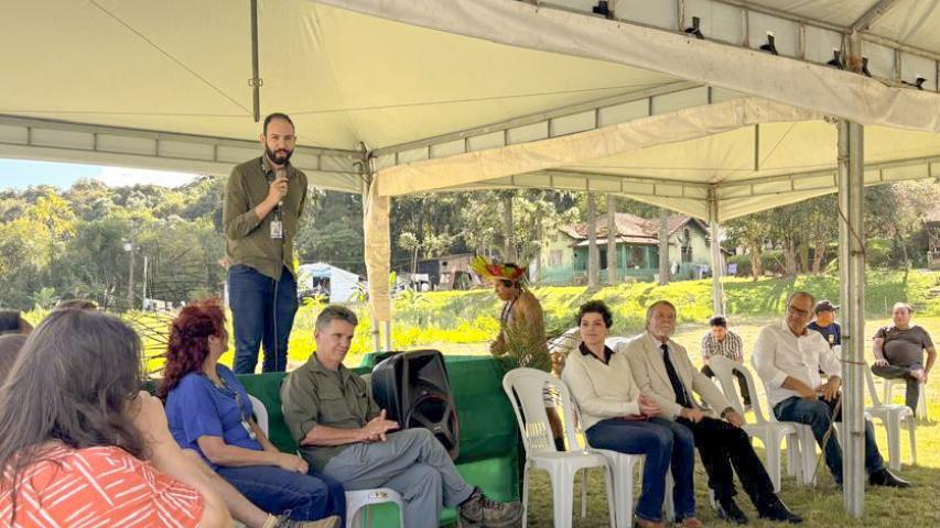 SEAP em evento da aldeia Kókhún Já Má, em Campo Largo