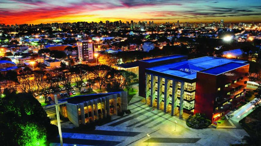 Câmpus Curitiba da PUCPR. Foto: divulgação